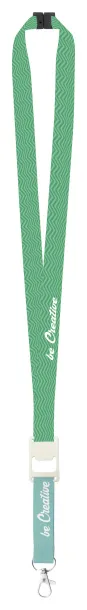 Subyard Drink Safe custom sublimation lanyard White