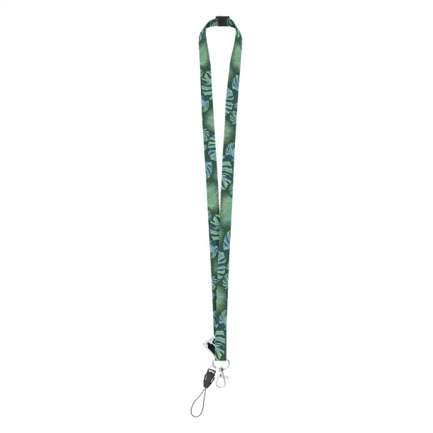 Subyard 15 B Safe RPET custom sublimation lanyard White
