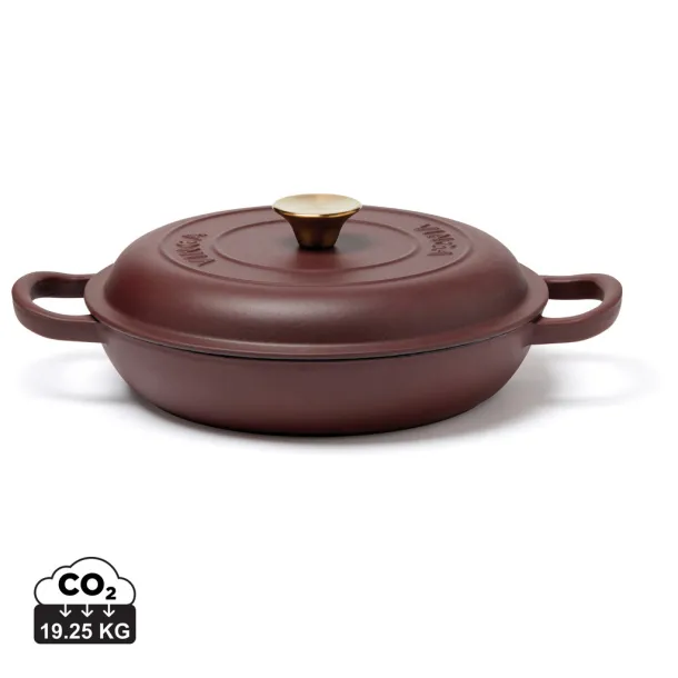  VINGA Monte enameled cast iron sauté pan - Vinga Red 