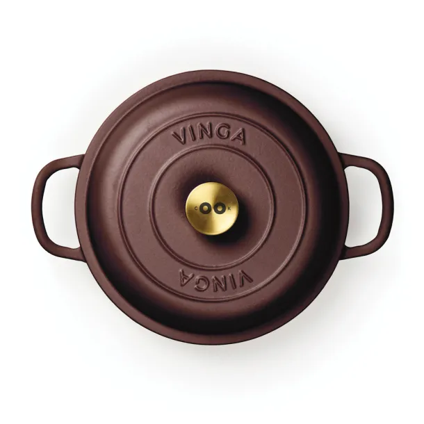  VINGA Monte enameled cast iron sauté pan - Vinga Red 