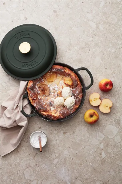  VINGA Monte enameled cast iron sauté pan - Vinga Zelena 