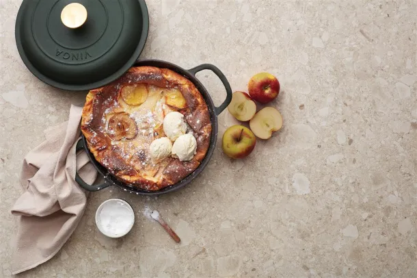  VINGA Monte enameled cast iron sauté pan - Vinga Zelena 