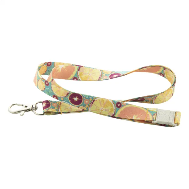 Subyard 15 A Safe Eco custom sublimation lanyard White