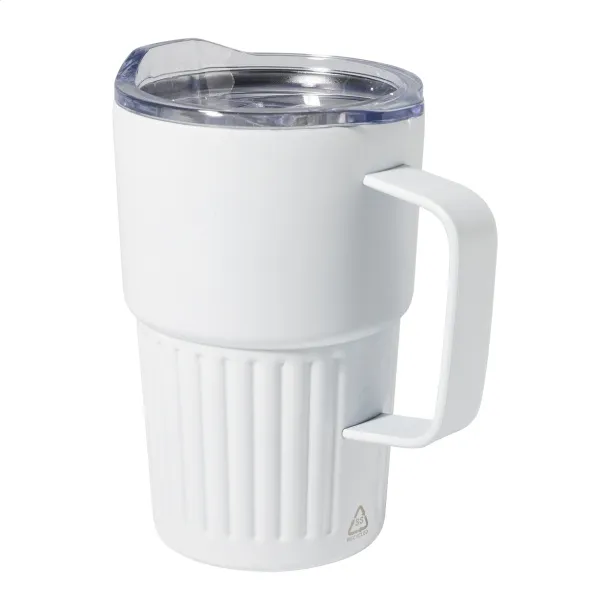 Streaky Grab thermo mug White