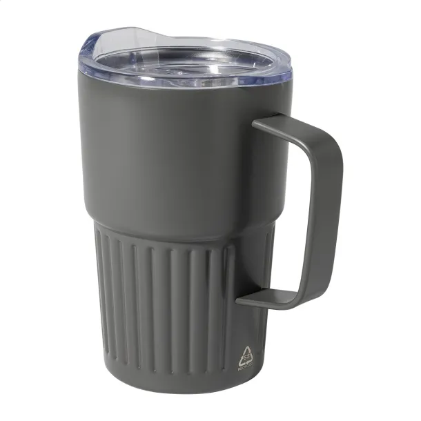 Streaky Grab thermo mug Dark grey