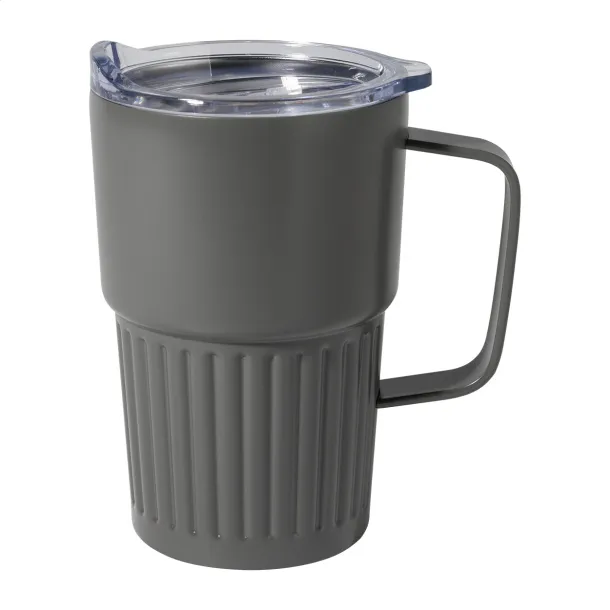 Streaky Grab thermo mug Dark grey