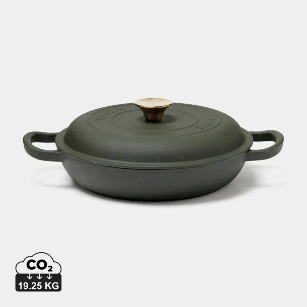  VINGA Monte enameled cast iron sauté pan - Vinga Green 