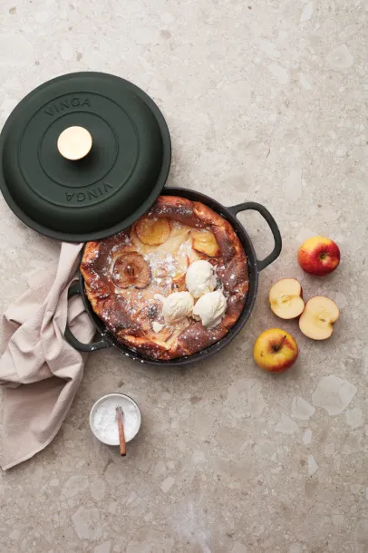  VINGA Monte enameled cast iron sauté pan - Vinga Zelena 