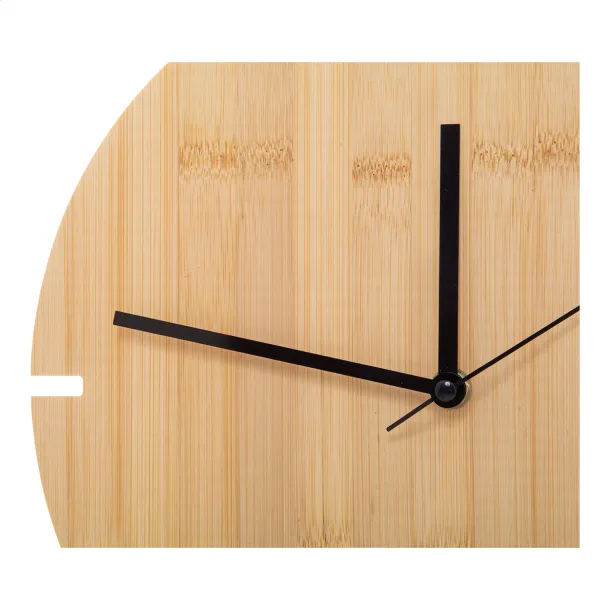 Tokei bamboo wall clock Natural