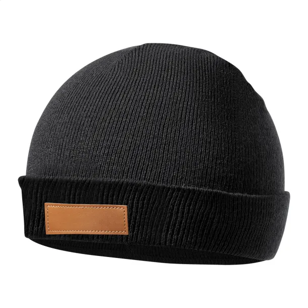 Pashen hat and gloves set Black