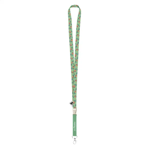 Subyard 15 C Eco personalizirane vezice s kolor dotiskom (sublimacijska trakica) Bijela