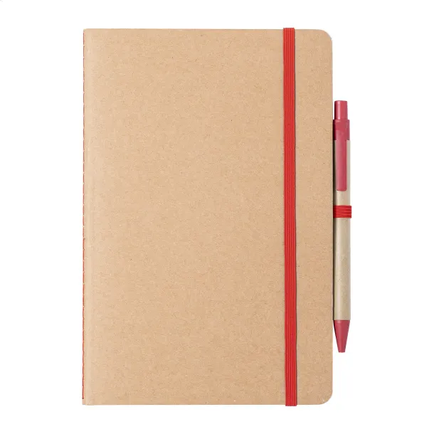 Ginkgo notebook Red Natural
