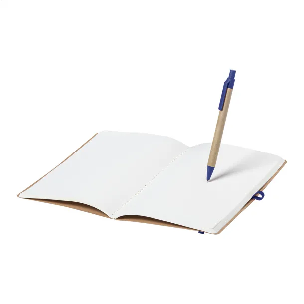 Ginkgo notes s kemijskom olovkom Plava Prirodna