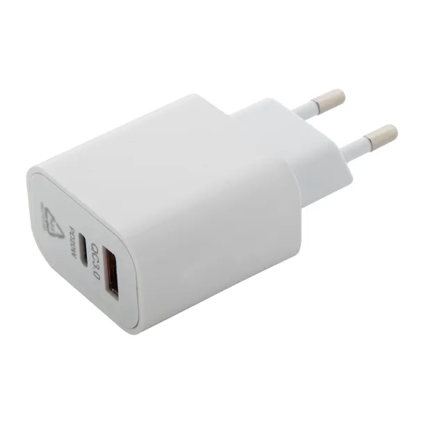 Recharge RABS USB zidni punjač Bijela