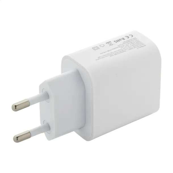 Recharge RABS USB zidni punjač Bijela