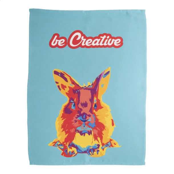 Dishie sublimation kitchen towel White