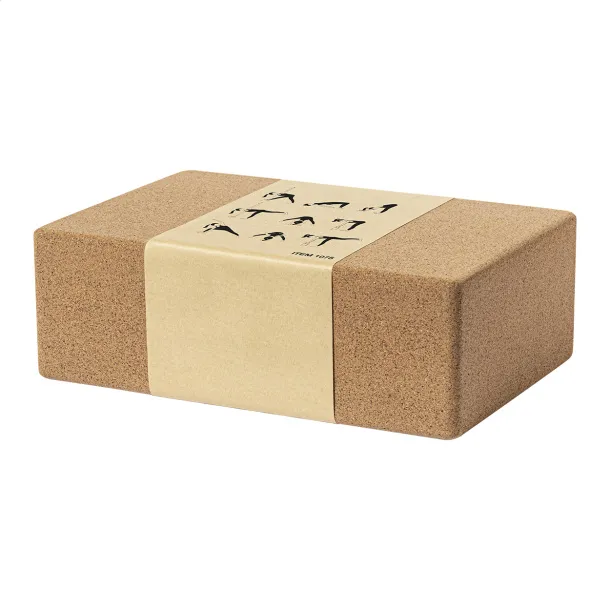 Svarga cork yoga block Natural