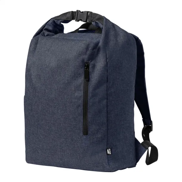 Morgan RPET backpack Dark blue