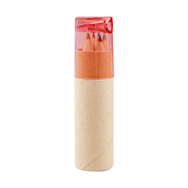 Gallery 6 pencil set Red Natural