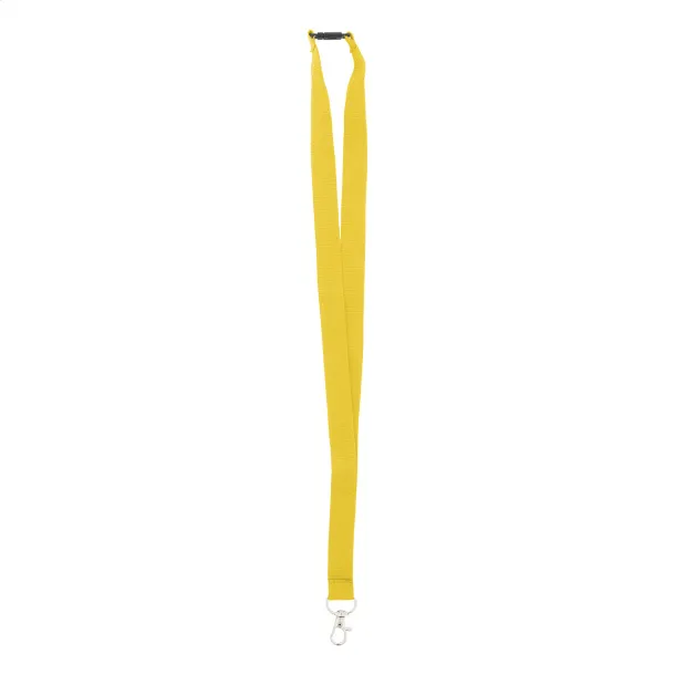 Revent RPET lanyard Yellow