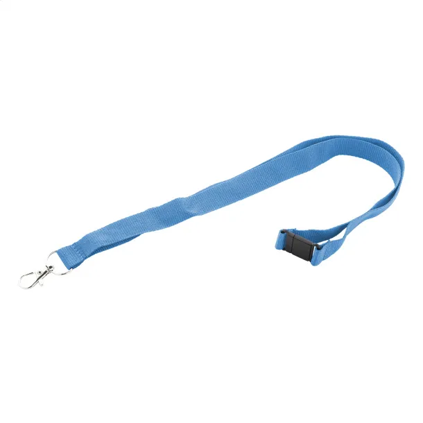Revent RPET lanyard Light blue