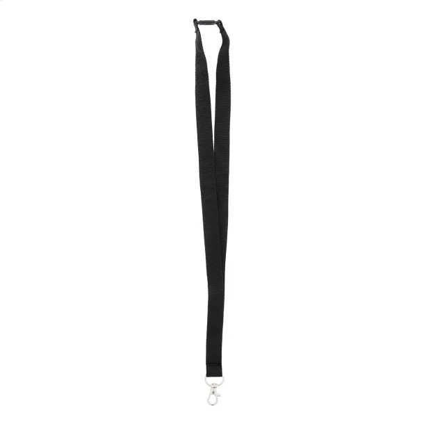 Revent RPET lanyard Black