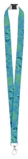 Subyard Zero Safe custom sublimation lanyard White