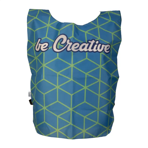 CreaTeam custom RPET sport vest Black White