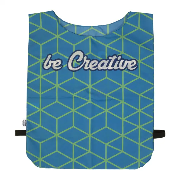 CreaTeam personalizirani RPET sportski prsluk Crna Bijela
