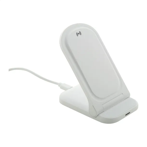 Rewolt RABS wireless charger mobile holder White