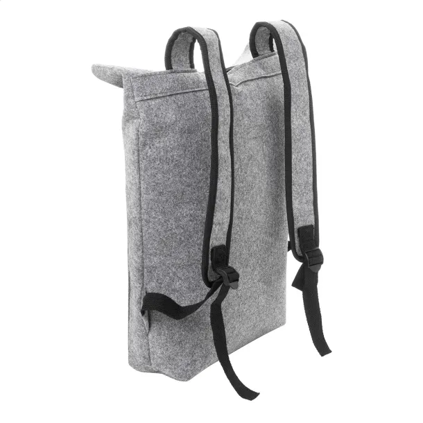 Refelt Roll Ruksak od RPET filca, 15" Siva