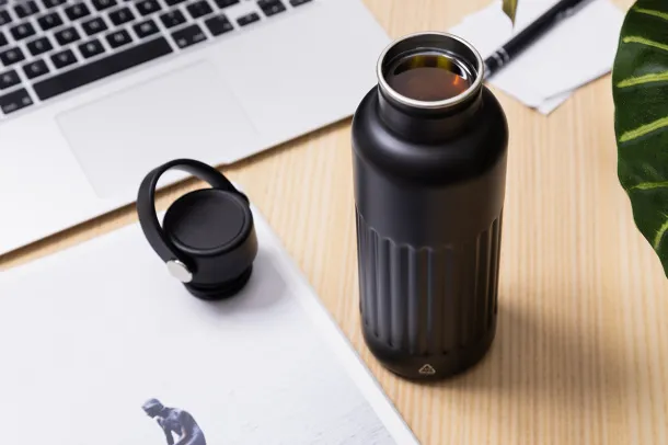 Streaky Go insluated bottle Black