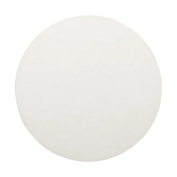 CreaPint paper coaster, circle White