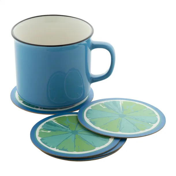 CreaPint paper coaster, circle White