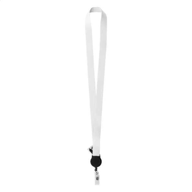 Subyard YoYo A RPET custom sublimation lanyard White