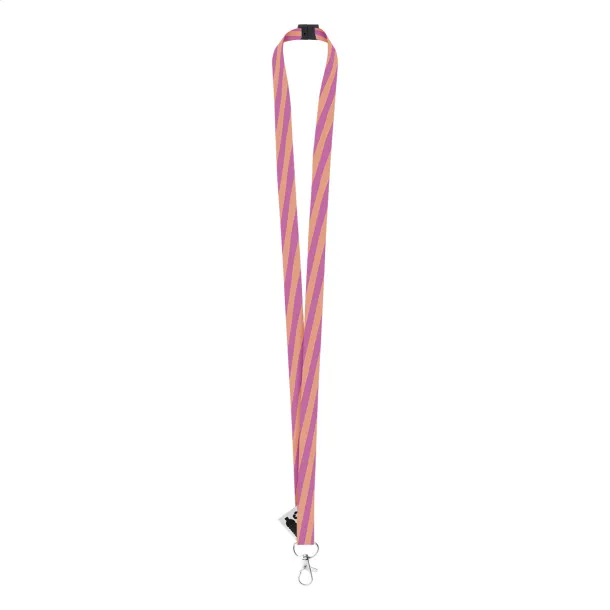 Subyard 15 A Safe RPET custom sublimation lanyard White