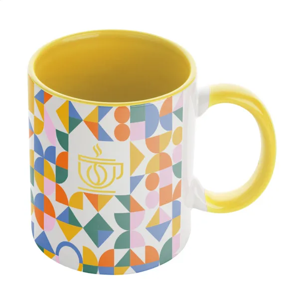 InnoColour sublimation mug Yellow White