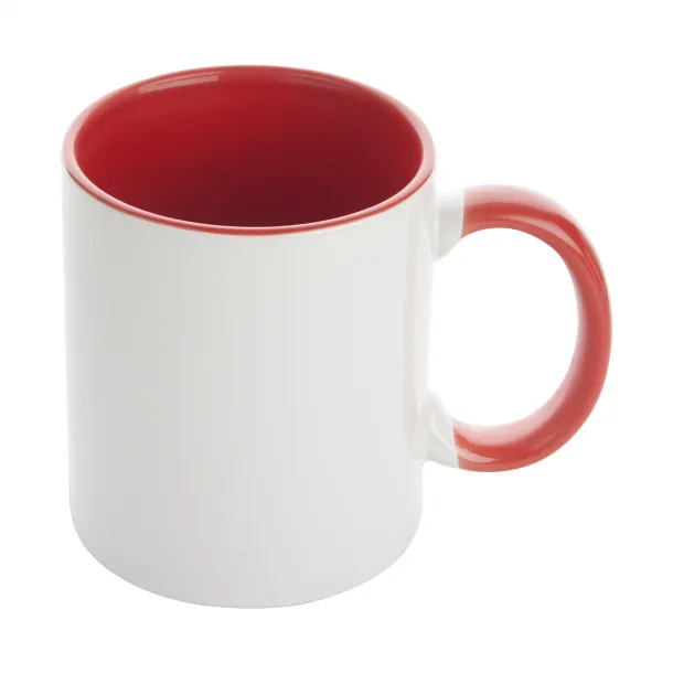 InnoColour sublimation mug Red White