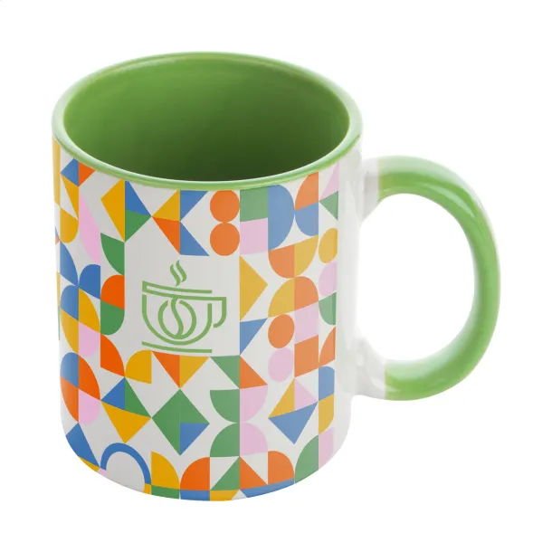 InnoColour sublimation mug Green White