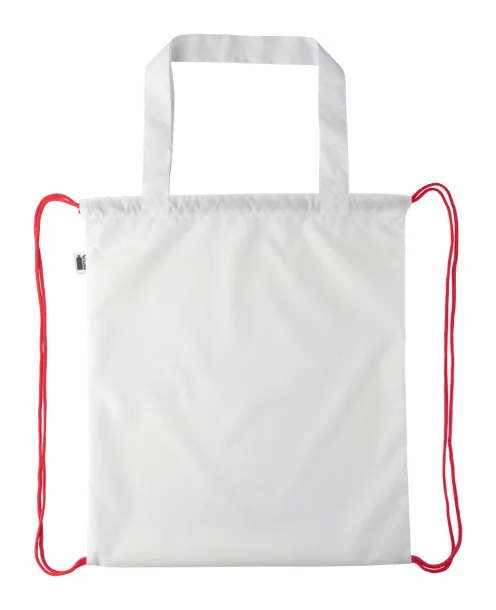 CreaDraw Shop RPET custom drawstring bag Red White