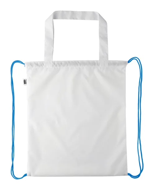 CreaDraw Shop RPET custom drawstring bag Blue White
