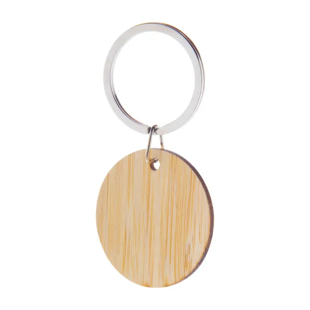 Bookey keyring, round Natural
