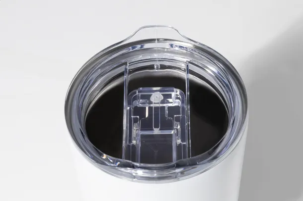 Streaky Tall thermo cup White