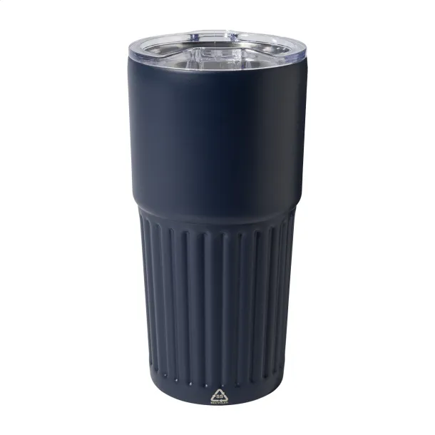 Streaky Tall termo šalica, 600 ml Tamno plava