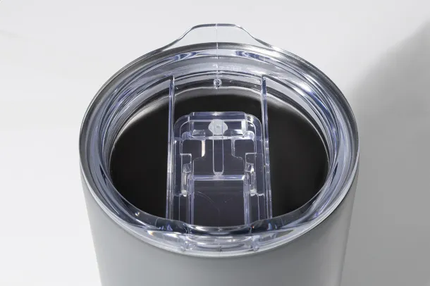 Streaky Tall thermo cup Dark grey