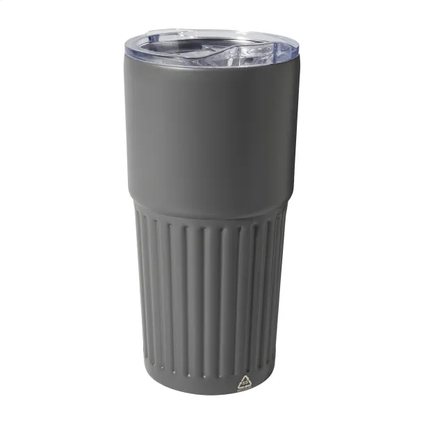 Streaky Tall termo šalica, 600 ml Tamno siva