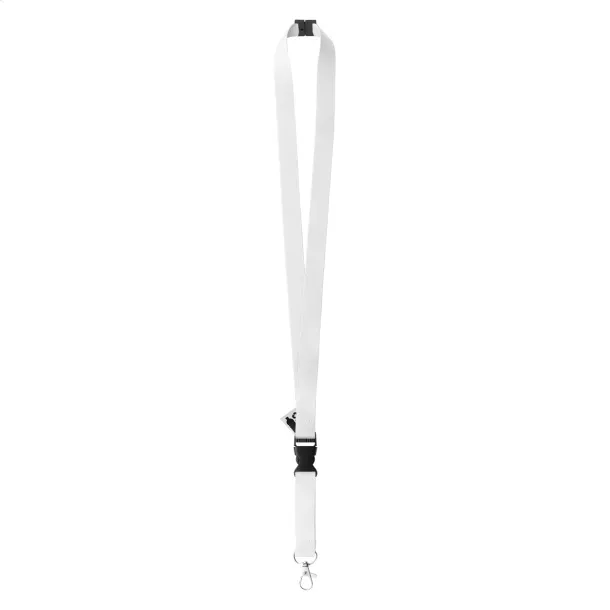Subyard C Safe RPET custom sublimation lanyard White
