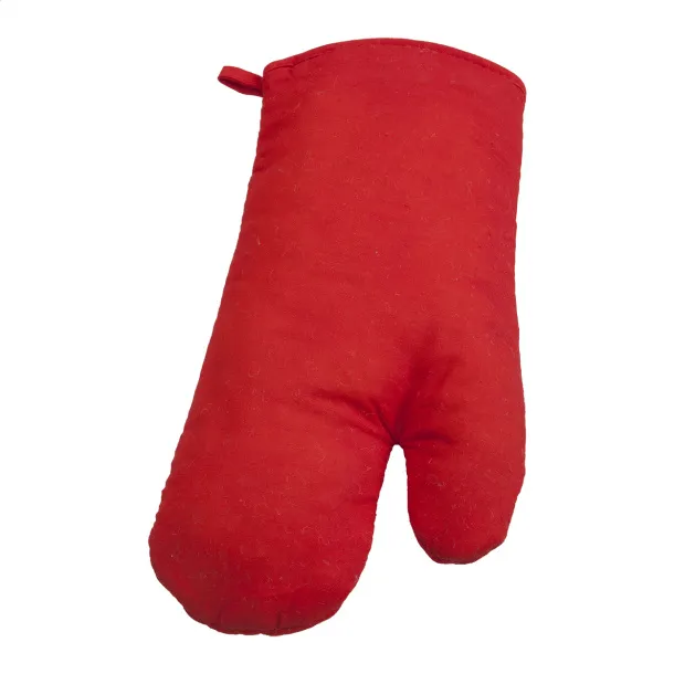Challah oven mitt Red