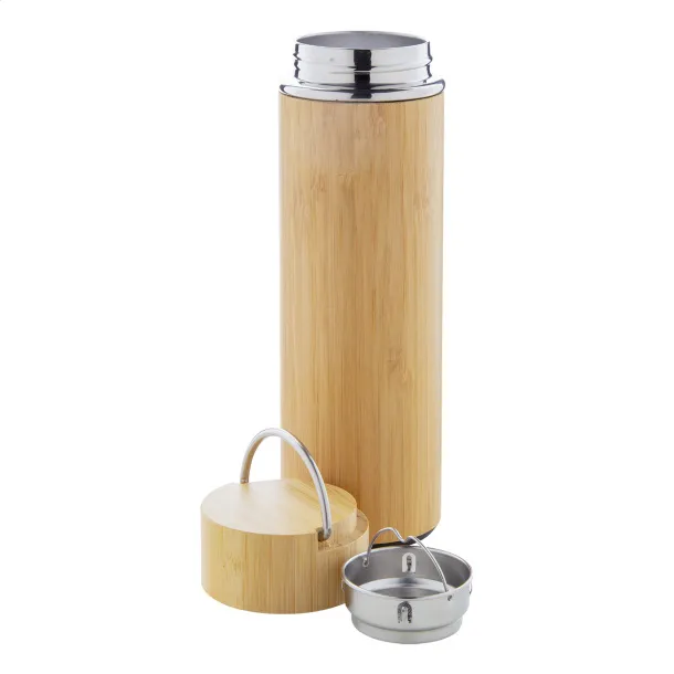 Bomboo vakuumska boca, 450 ml Prirodna