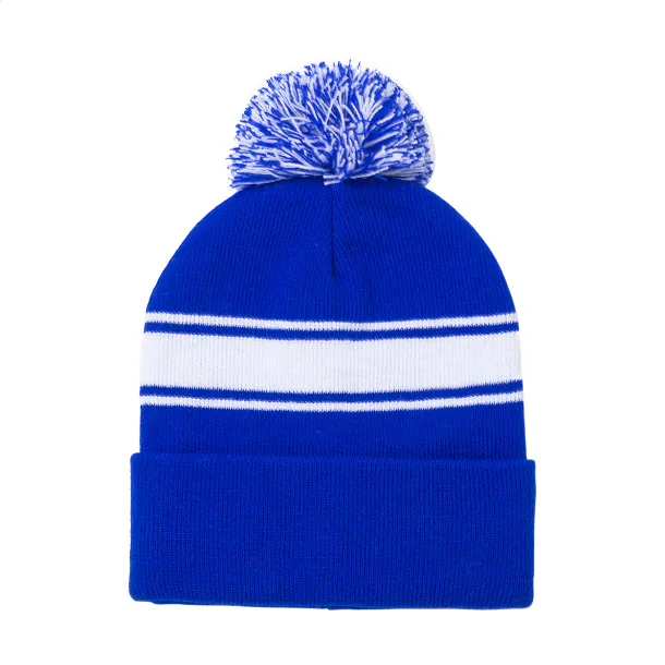 Frosty winter hat Blue